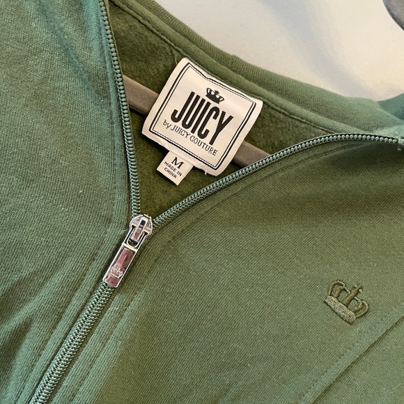 *SOLD Juicy Army Green Hoodie - Picture 3 of 4